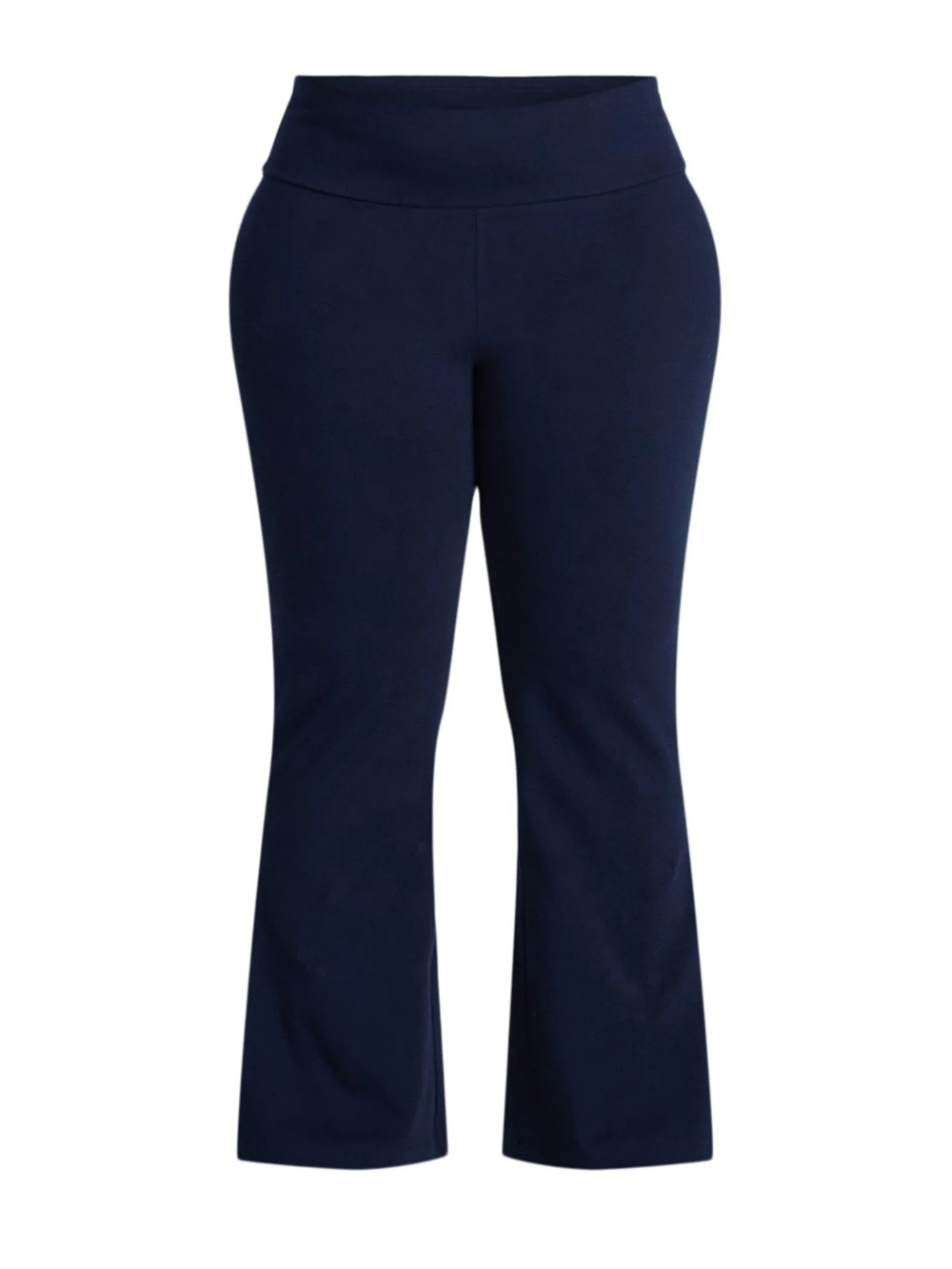 NEW Terra & Sky Women's Flare Leggings High Rise NAVY Size 2x - Picture 4 of 8